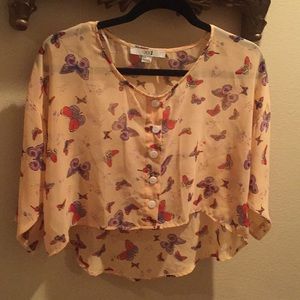Sheer Butterfly Blouse 🦋